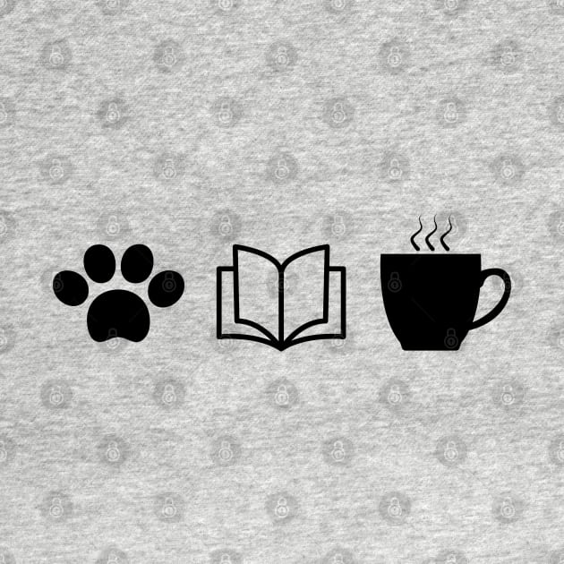 Dogs, Books and Coffee Cute Gift 2020 by Zen Cosmos Official